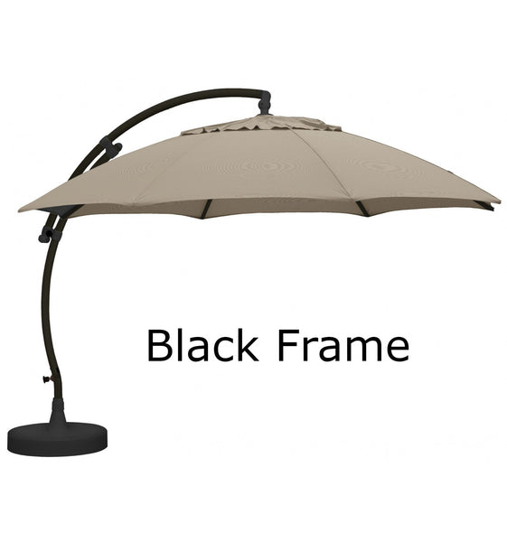 curved patio umbrella Sun Garden 13' Parasol CURVED – Patio Avenue